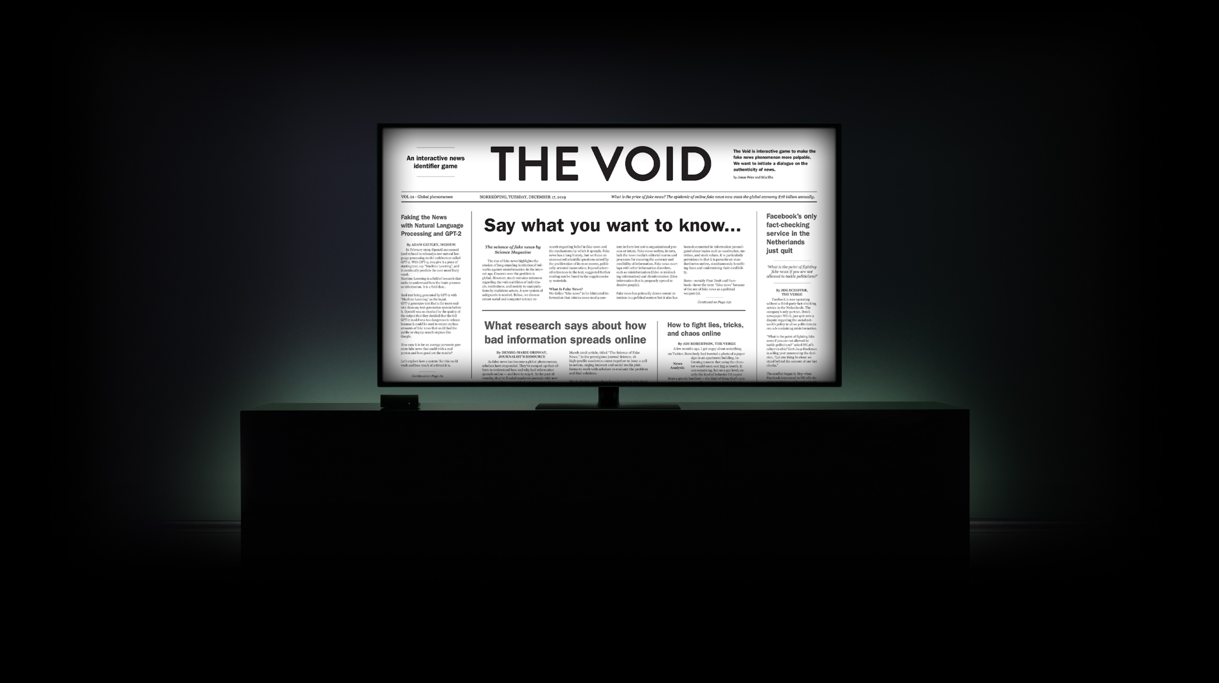 TV mockup